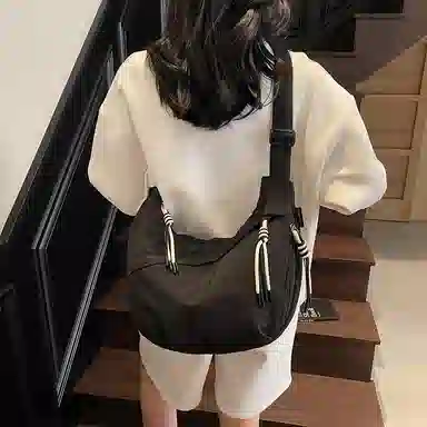 OUZIHUANG Canvas Shoulder Bag