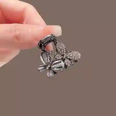 彤彤兔 复古精致花朵 古典气质小号抓夹 发夹 女款