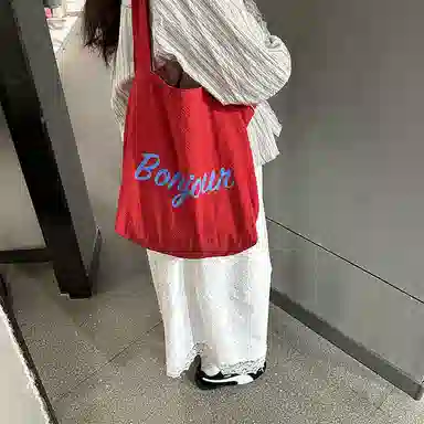 彤彤兔 字母轻便 涤纶 单肩包 女款 多色