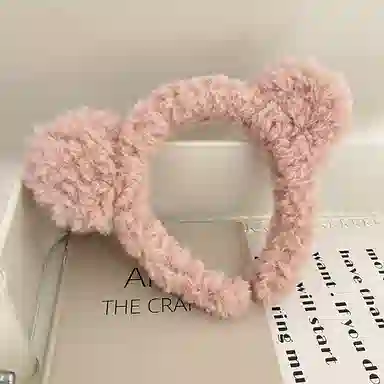 彤彤兔 可爱小熊耳朵甜美优雅气质舒适 发箍 女款