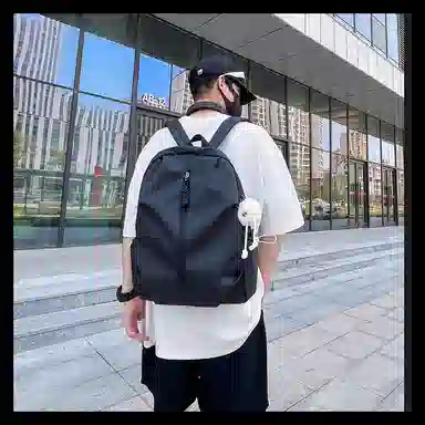 彤彤兔   森系风初 尼龙   双肩包 大号 男女同款情侣款 多色