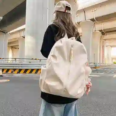 彤彤兔   森系风初 尼龙   双肩包 大号 男女同款情侣款 多色