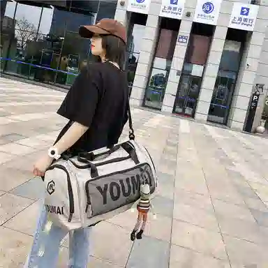 德力熊 短途行李袋出差 尼龙 旅行包 男女同款情侣款 多色