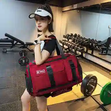 德力熊 轻便训练 尼龙 健身包 男女同款情侣款 多色