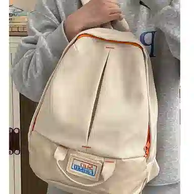 彤彤兔 街头时尚简约 尼龙 双肩包 男女同款情侣款 多色