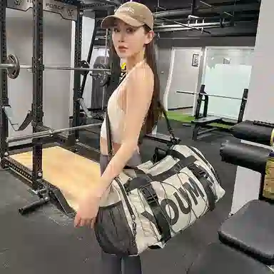 德力熊 大容量旅行袋 尼龙 健身包 大号 男女同款情侣款 多色