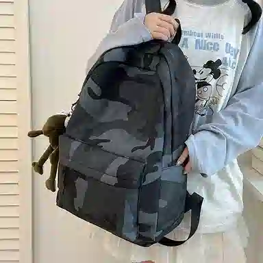 彤彤兔 大容量迷彩 尼龙 双肩包 男女同款情侣款 多色