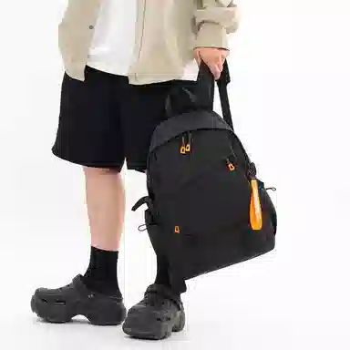 彤彤兔 休闲潮流时尚 牛津布 双肩包 男款 黑色\灰色