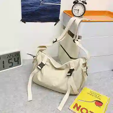 OUZIHUANG Nylon Shoulder Bag