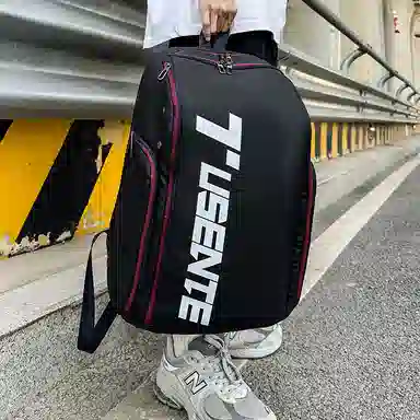 彤彤兔 潮流百搭大容量 牛津布 双肩包 男女同款情侣款 米白色/黑色/红色/灰色