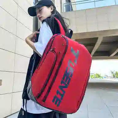 彤彤兔 潮流百搭大容量 牛津布 双肩包 男女同款情侣款 米白色/黑色/红色/灰色