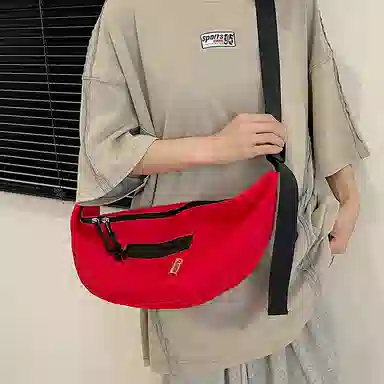 彤彤兔 时尚简约潮流 尼龙 单肩包 男女同款情侣款 多色