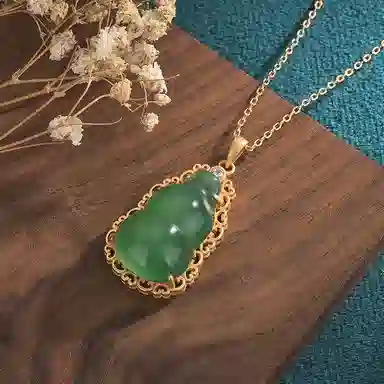 彤彤兔 国风民族配饰葫芦福禄 铜 项链 女款