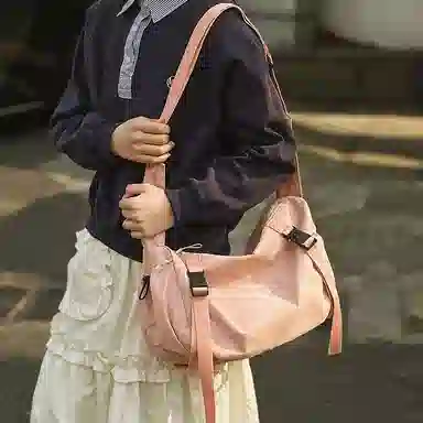 OUZIHUANG Nylon Shoulder Bag