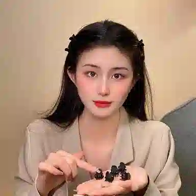 彤彤兔 黑色哑光小号抓夹刘海边夹迷你碎发发卡可爱潮 亚克力 发夹 女款