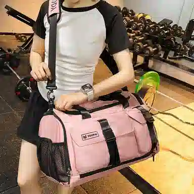 德力熊 轻便训练 尼龙 健身包 男女同款情侣款 多色