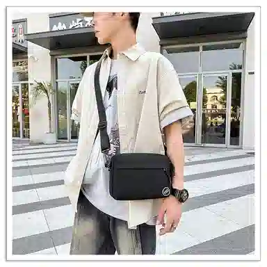 彤彤兔 高级感简约 尼龙 单肩包 男女同款情侣款 多色