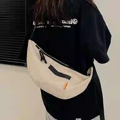 彤彤兔 时尚简约潮流 尼龙 单肩包 男女同款情侣款 多色