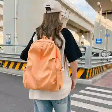 彤彤兔   森系风初 尼龙   双肩包 大号 男女同款情侣款 多色