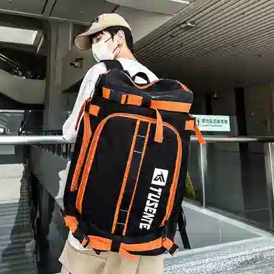 德力熊 大容量时尚 牛津布 双肩包