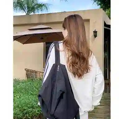 彤彤兔 日系休闲文艺 水洗布 双肩包 男女同款情侣款 多色