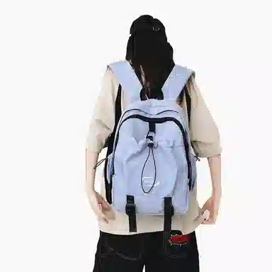 彤彤兔 学院风背包休闲旅行 尼龙 双肩包 大号 男女同款情侣款 多色