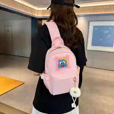 彤彤兔 日系可爱森系 尼龙 胸包 女款 多色