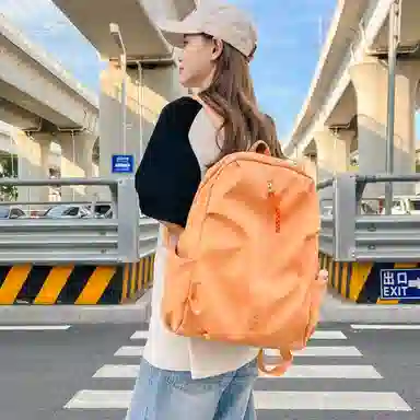 彤彤兔   森系风初 尼龙   双肩包 大号 男女同款情侣款 多色