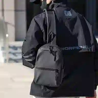 彤彤兔 时尚潮流高级感多功能简约防水 牛津布 斜挎包胸包 男款 灰色/黑色