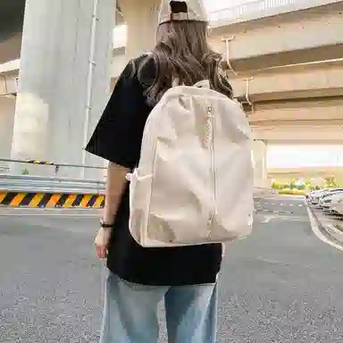 彤彤兔   森系风初 尼龙   双肩包 大号 男女同款情侣款 多色