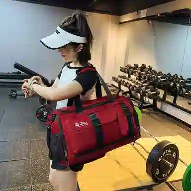 德力熊 轻便训练 尼龙 健身包 男女同款情侣款 多色