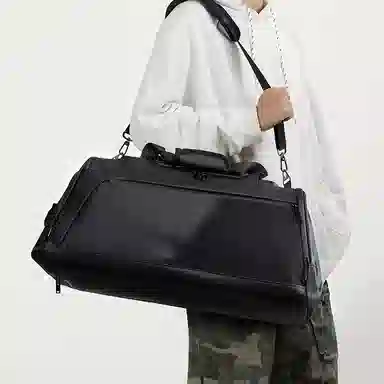 彤彤兔 干湿分离实用 牛津布 旅行包 男女同款情侣款 黑色