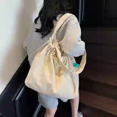 OUZIHUANG Corduroy Tote Bag