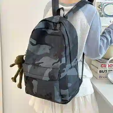 彤彤兔 大容量迷彩 尼龙 双肩包 男女同款情侣款 多色