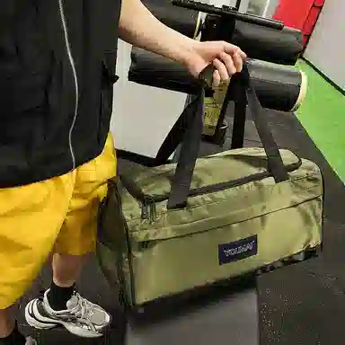 德力熊 出差便携 尼龙 健身包 男女同款情侣款 黑色粉色红色卡其色蓝色军绿色灰色