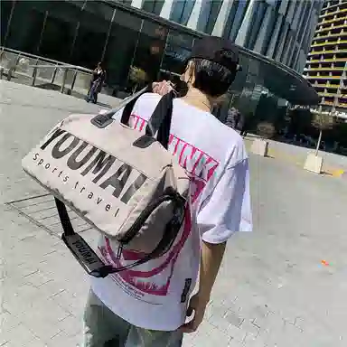 德力熊 收纳出差短途运动 尼龙 健身包 男女同款情侣款 多色