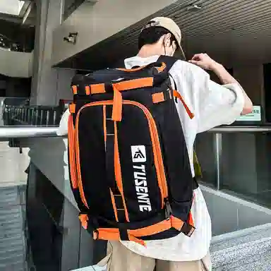 德力熊 大容量时尚 牛津布 双肩包