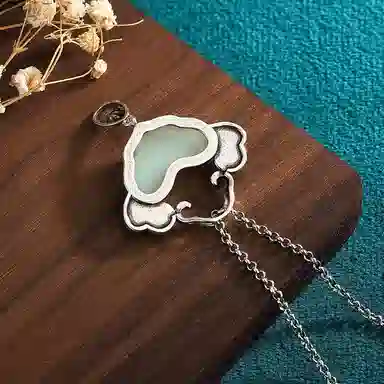 彤彤兔 平安锁 国古风 铜 项链 女款