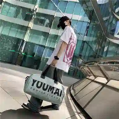 德力熊 收纳出差短途运动 尼龙 健身包 男女同款情侣款 多色