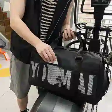 彤彤兔 独立鞋仓耐用 尼龙 旅行包 男女同款情侣款 多色