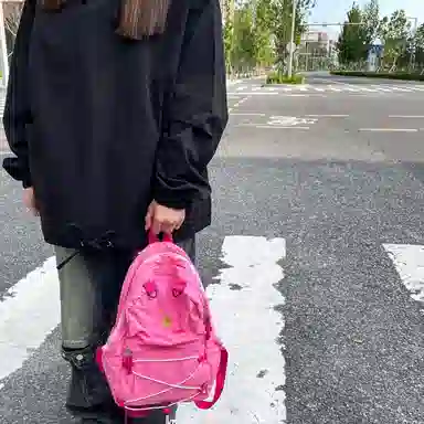 彤彤兔 轻便登山高颜值初 水洗布 双肩包 大号 男女同款情侣款 多色