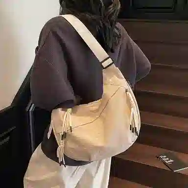 OUZIHUANG Canvas Shoulder Bag