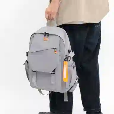 彤彤兔 休闲潮流时尚 牛津布 双肩包 男款 黑色\灰色