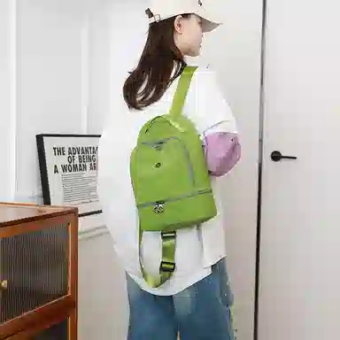 德力熊 时尚韩版简约 尼龙 双肩包 女款 多色