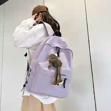 彤彤兔 高级感简约大容量旅行 牛津布 双肩包 女款 多色