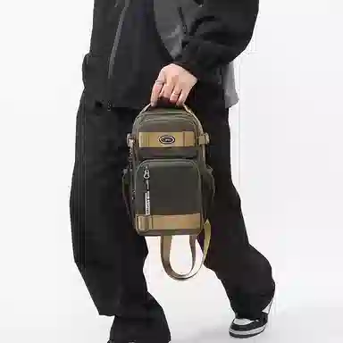 彤彤兔 时尚百搭简约 牛津布 单肩包 男款 多色