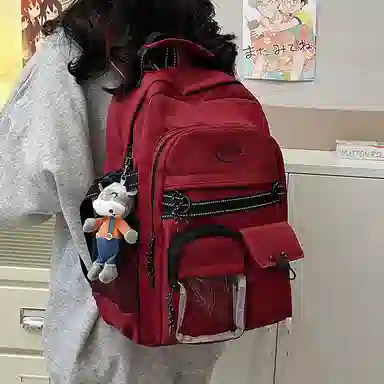 彤彤兔 设计感小众 尼龙 双肩包 男女同款情侣款 多色