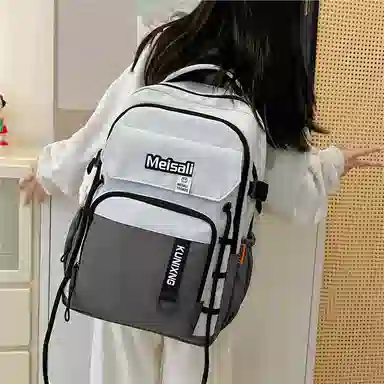 彤彤兔 韩版大容量 尼龙 双肩包 男女同款情侣款 多色