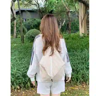 彤彤兔 日系休闲文艺 水洗布 双肩包 男女同款情侣款 多色