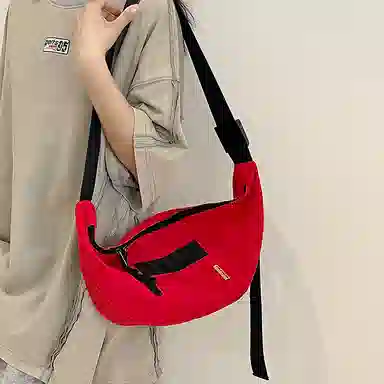 彤彤兔 时尚简约潮流 尼龙 单肩包 男女同款情侣款 多色